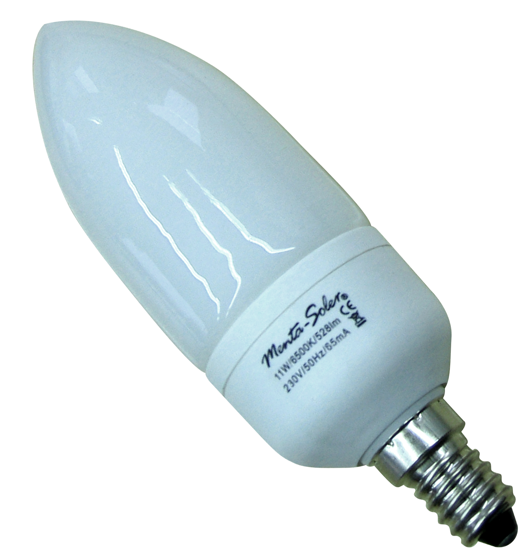 Energiesparlampe Kerzenbirne E 14 (9 Watt, 220-240 Volt) Tageslicht-Vollspektrum RA 94